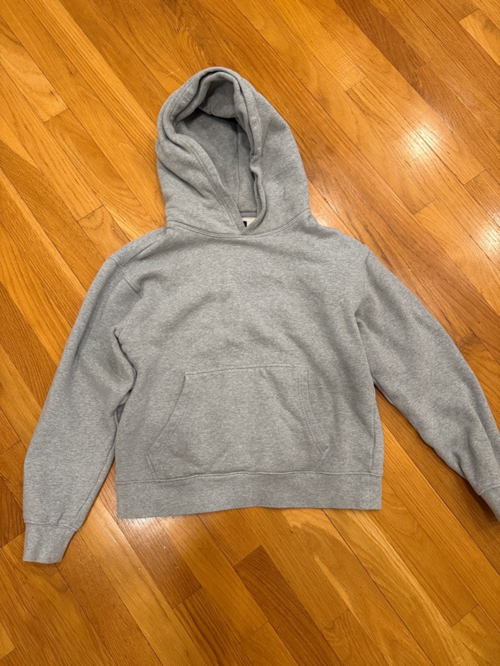 Quince Light Gray Organic Cotton Hoodie